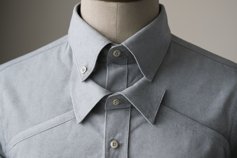 détails de cols variables sur mannequin