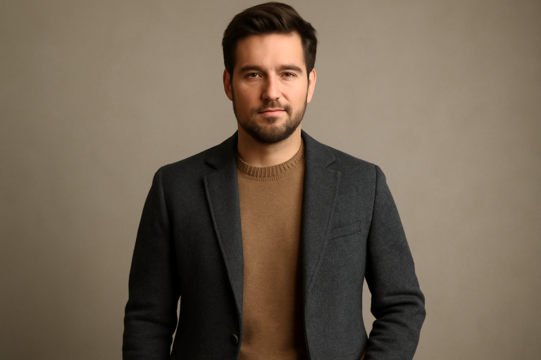 homme superposant veste et pull legers